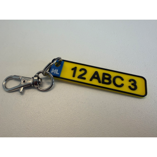 Kenteken sleutelhanger