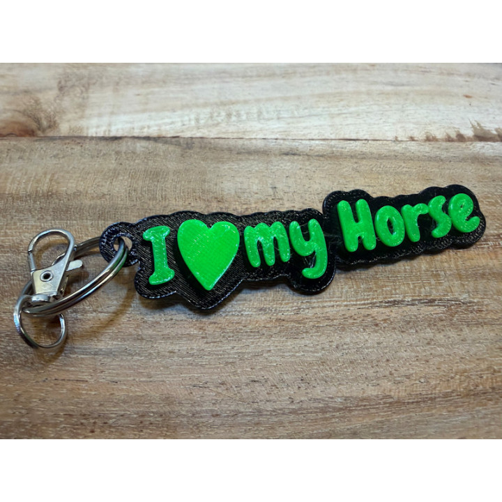 I love my horse groen